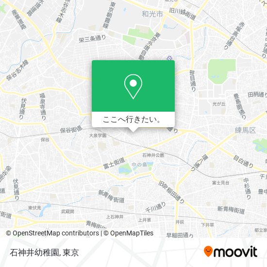 石神井幼稚園地図