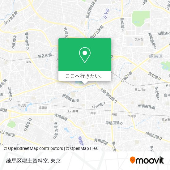 練馬区郷土資料室地図