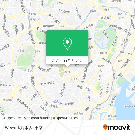 Wework乃木坂地図