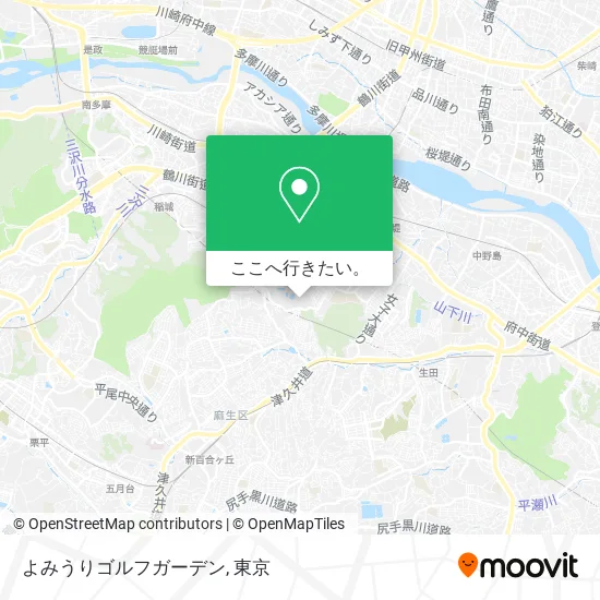 よみうりゴルフガーデン地図