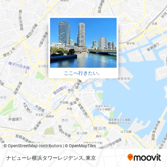 ナビューレ横浜タワーレジデンス地図