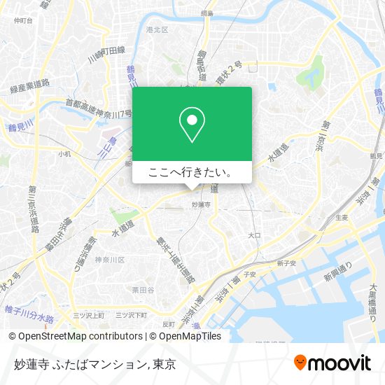 妙蓮寺 ふたばマンション地図
