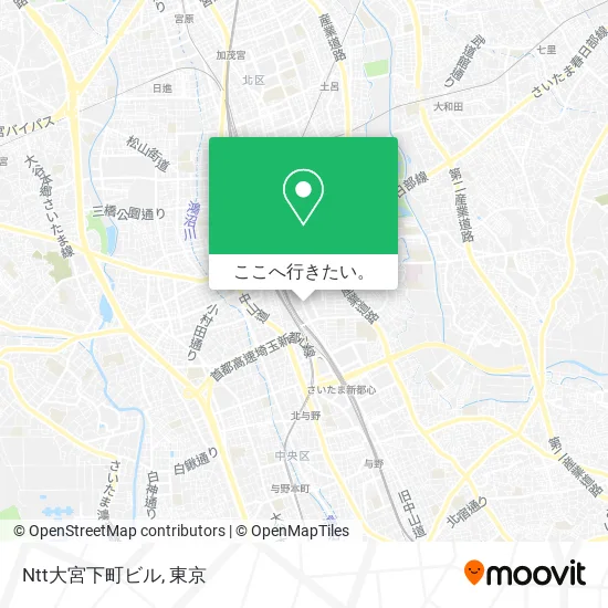 Ntt大宮下町ビル地図