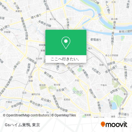 Gsハイム巣鴨地図