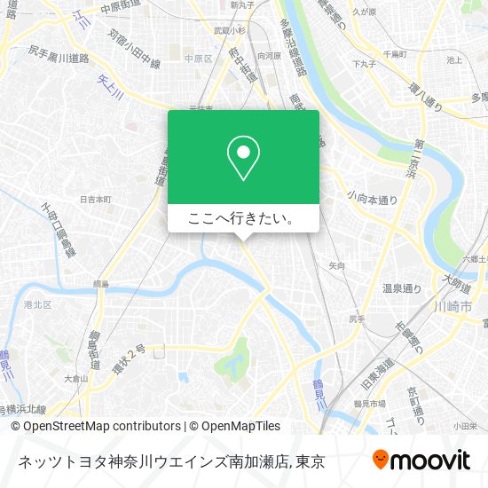 ネッツトヨタ神奈川ウエインズ南加瀬店地図