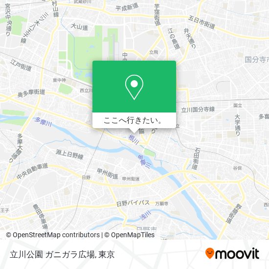 立川公園 ガニガラ広場地図