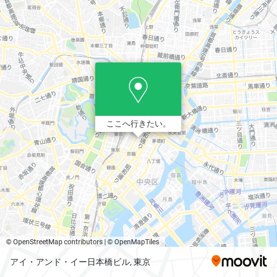 アイ・アンド・イー日本橋ビル地図