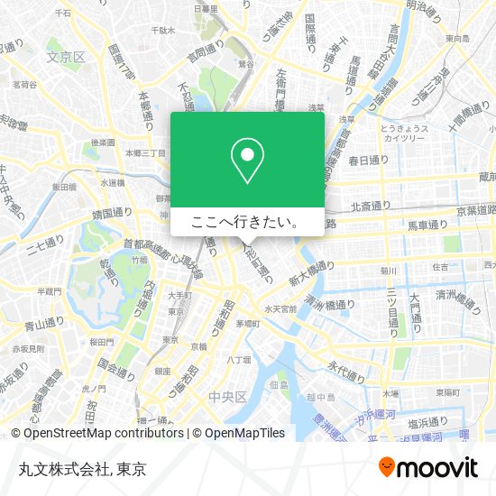 丸文株式会社地図