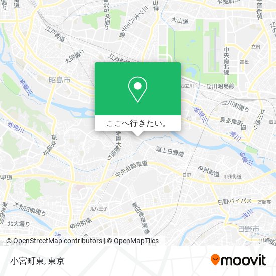 小宮町東地図