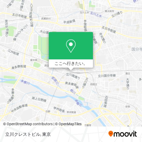 立川クレストビル地図