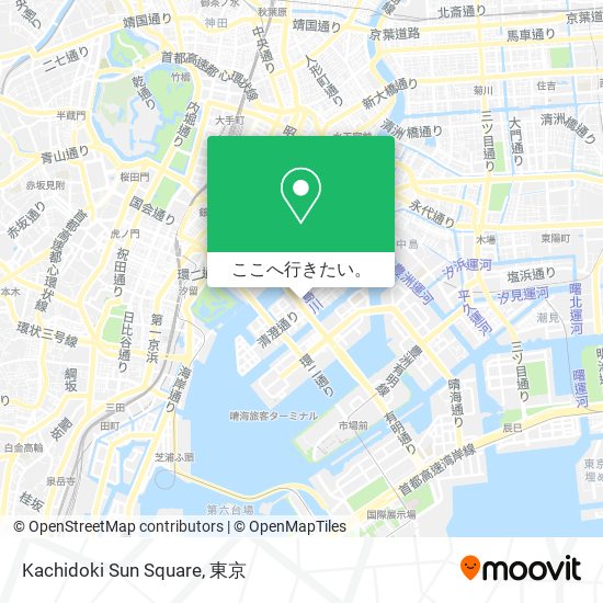 Kachidoki Sun Square地図