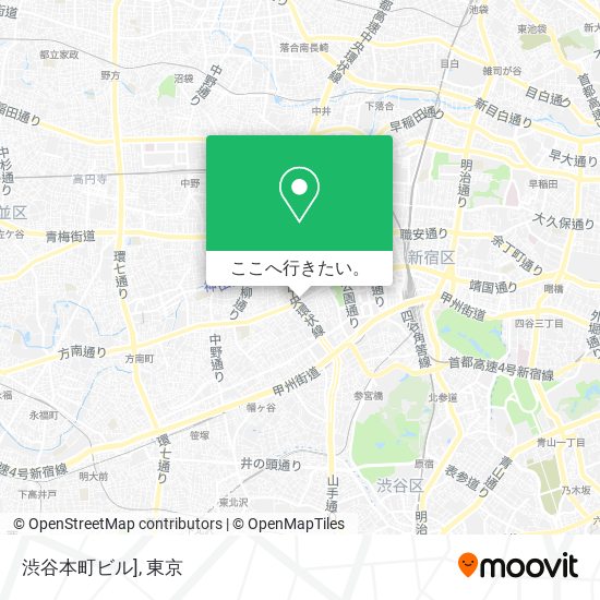 渋谷本町ビル]地図