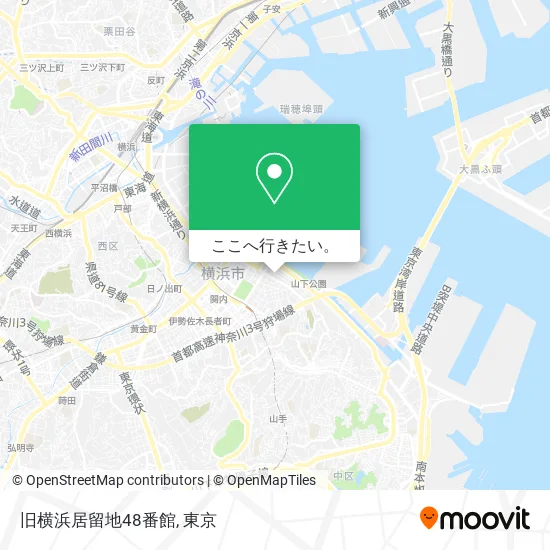 旧横浜居留地48番館地図