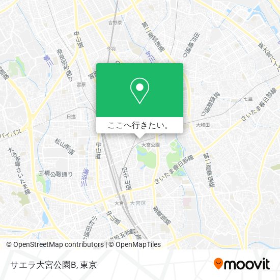 サエラ大宮公園B地図