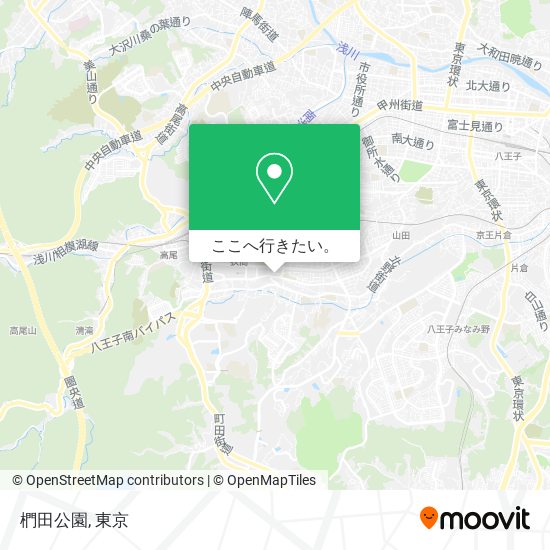 椚田公園地図