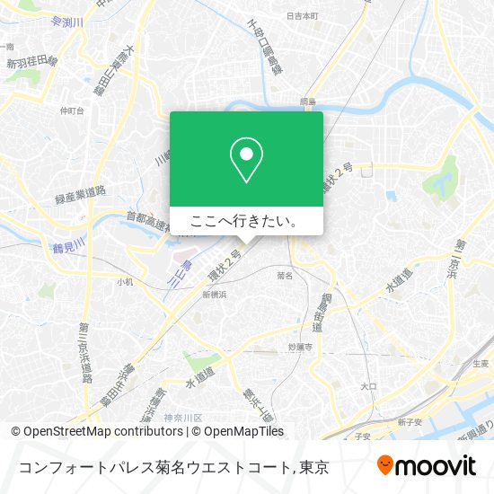 コンフォートパレス菊名ウエストコート地図