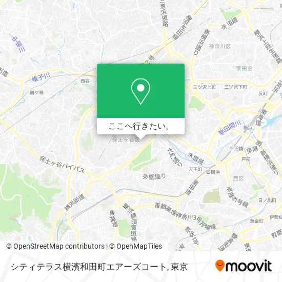 シティテラス横濱和田町エアーズコート地図
