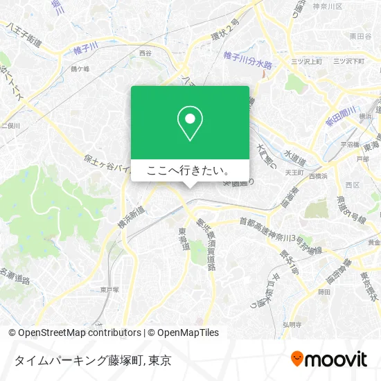 タイムパーキング藤塚町地図