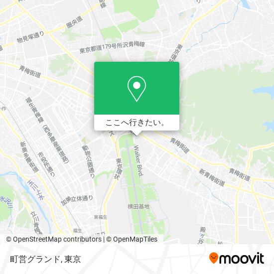 町営グランド地図