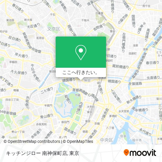 キッチンジロー 南神保町店地図