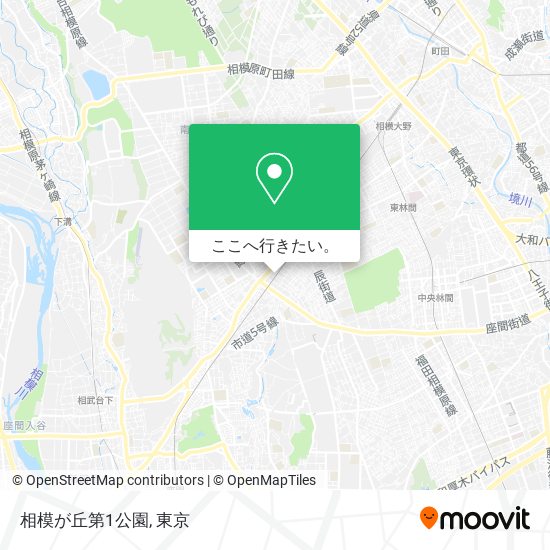 相模が丘第1公園地図