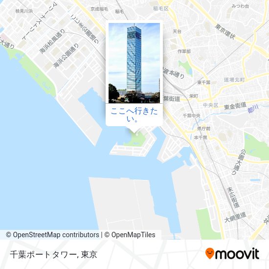 千葉ポートタワー地図