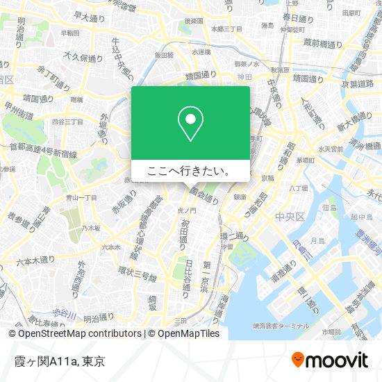 霞ヶ関A11a地図