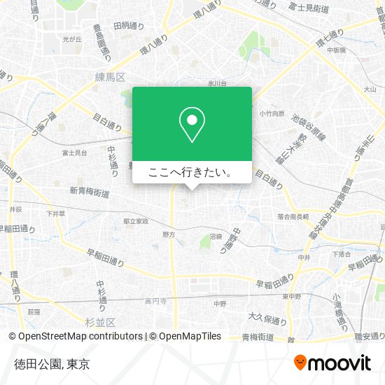 徳田公園地図