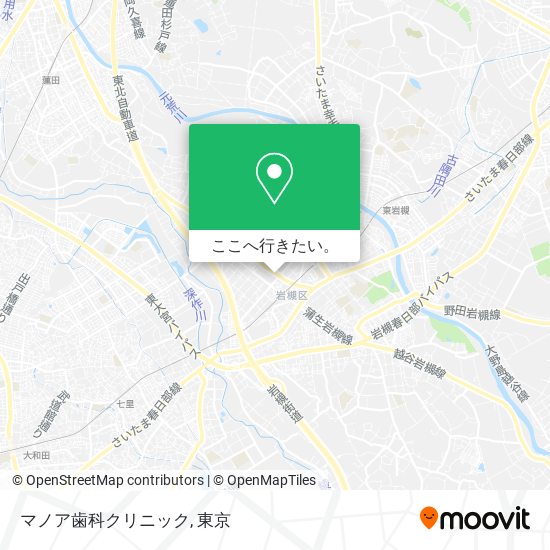 マノア歯科クリニック地図