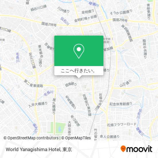 World Yanagishima Hotel地図