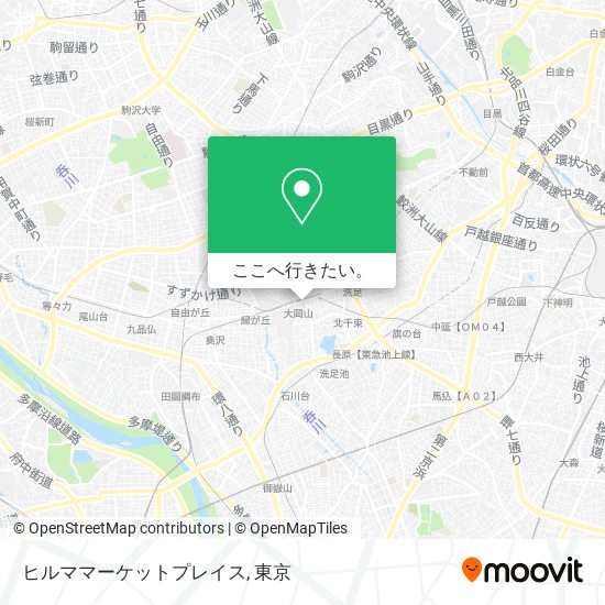 ヒルママーケットプレイス地図