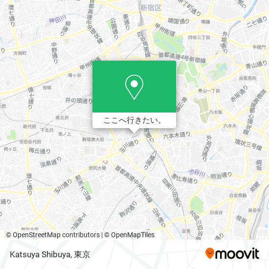 Katsuya Shibuya地図