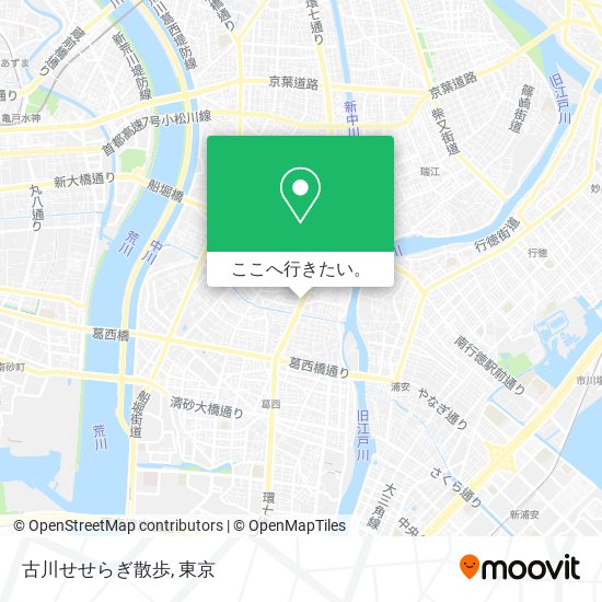 古川せせらぎ散歩地図