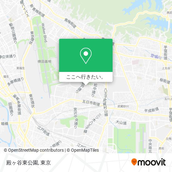 殿ヶ谷東公園地図