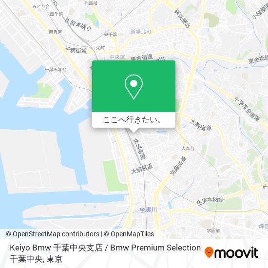 Keiyo Bmw 千葉中央支店 / Bmw Premium Selection 千葉中央地図