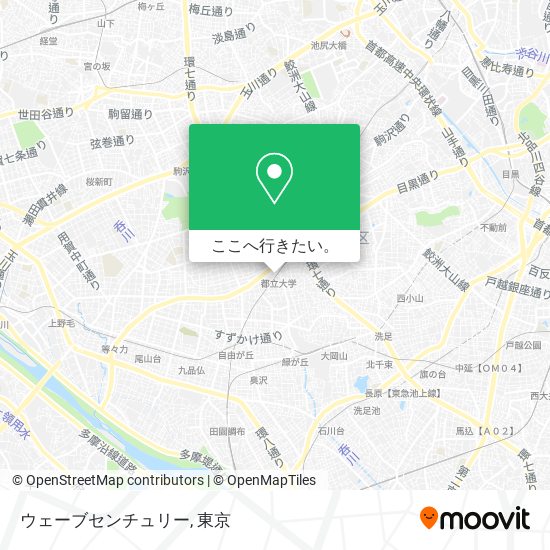 ウェーブセンチュリー地図