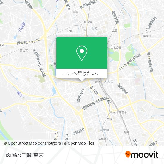 肉屋の二階地図