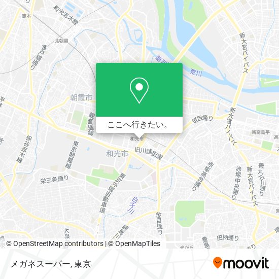 メガネスーパー地図