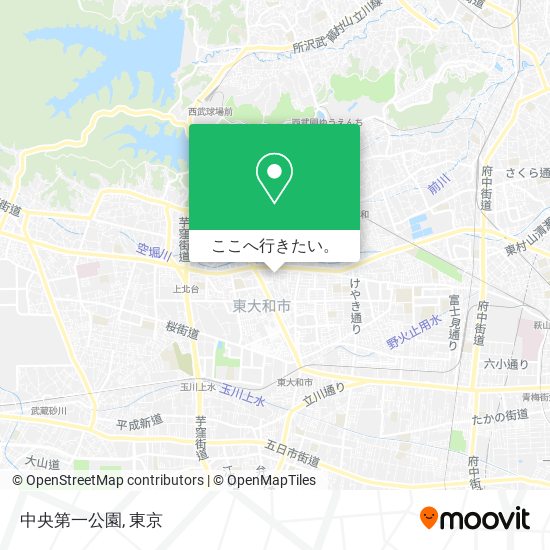 中央第一公園地図