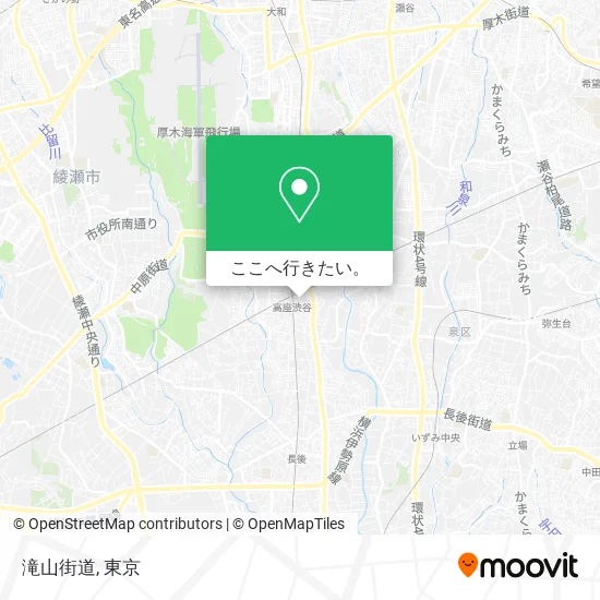 滝山街道地図