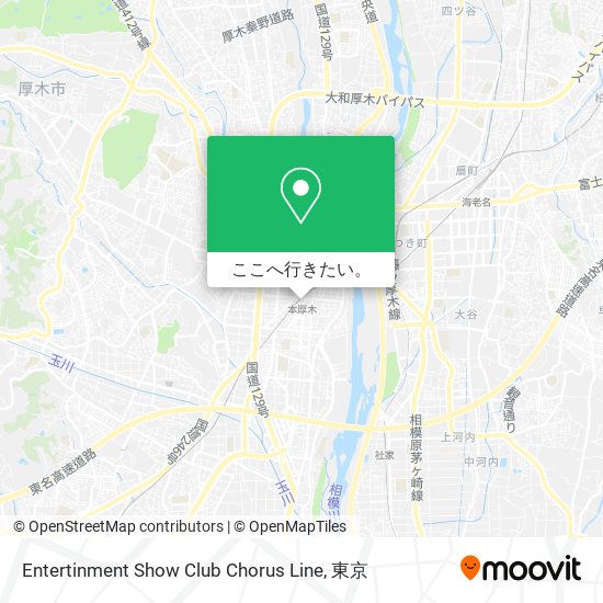 Entertinment Show Club Chorus Line地図