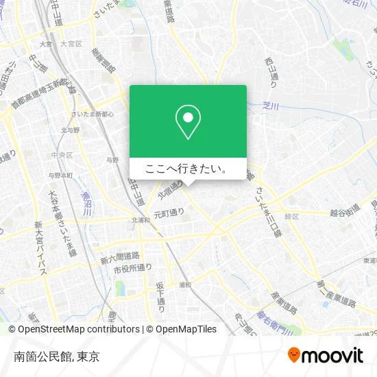 南箇公民館地図