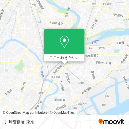 川崎警察署地図