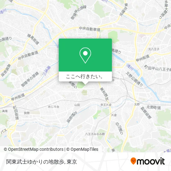 関東武士ゆかりの地散歩地図