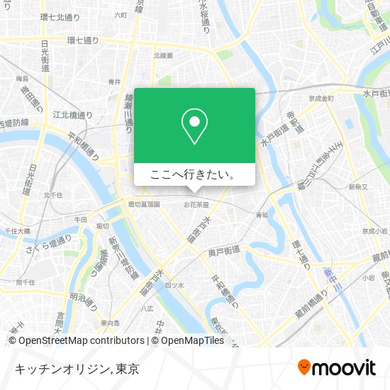 キッチンオリジン地図