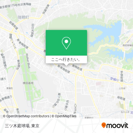 三ツ木庭球場地図