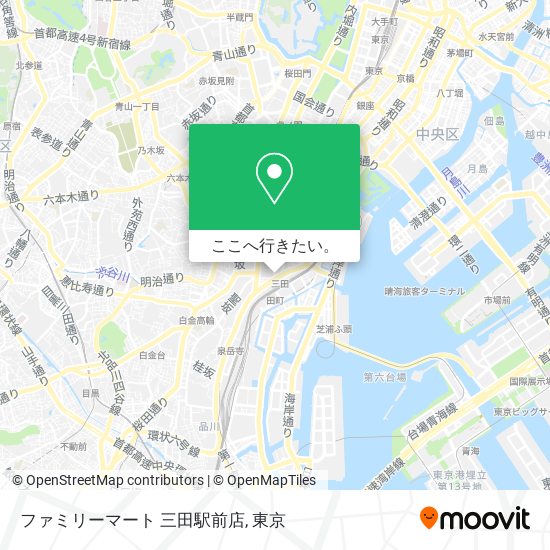 ファミリーマート 三田駅前店地図