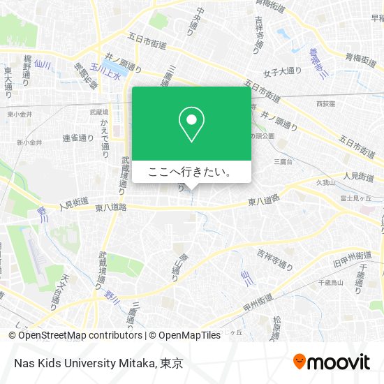 Nas Kids University Mitaka地図