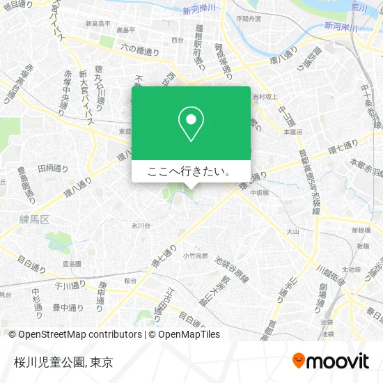 桜川児童公園地図