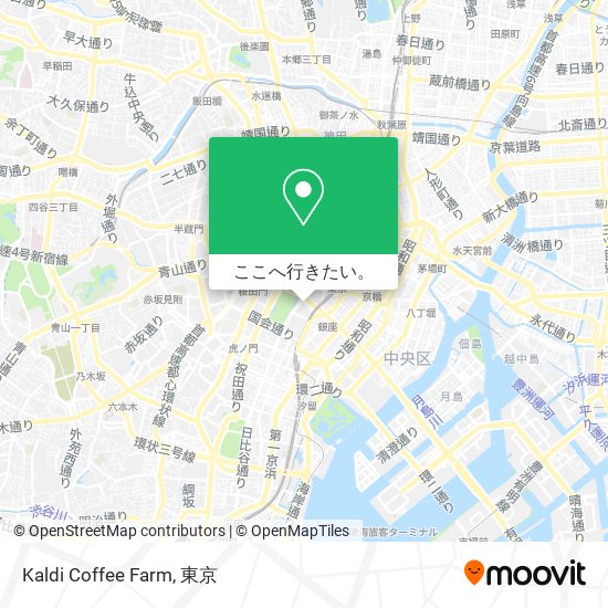 Kaldi Coffee Farm地図